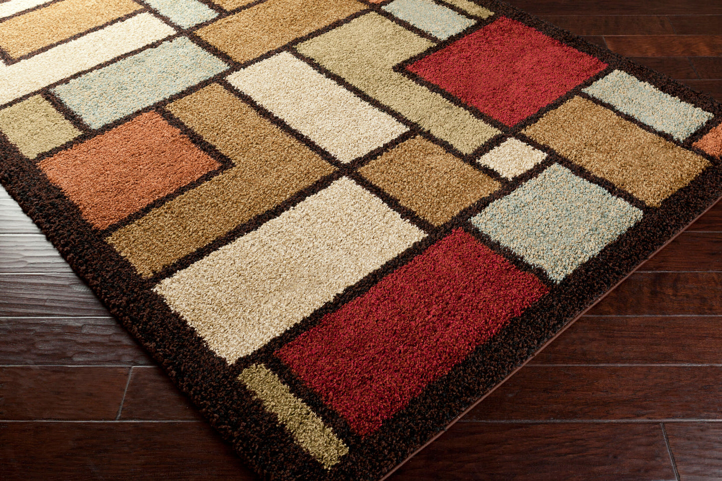 Alfombra decorativa tejida a máquina Alfredo AFR-3311 de 2' x 3'