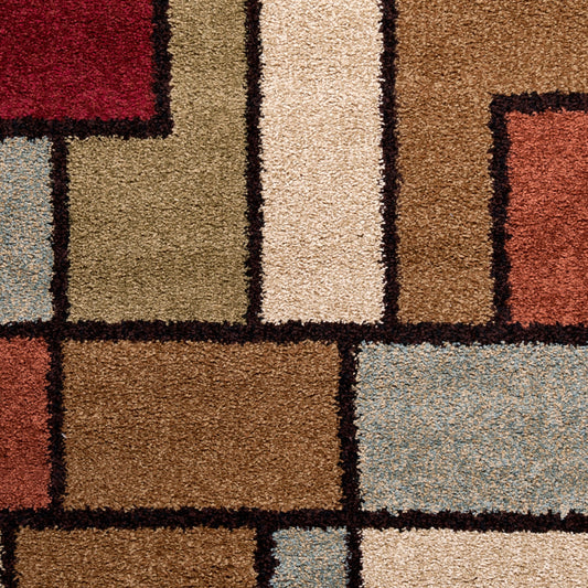 Alfombra tejida a máquina Alfredo AFR-3311 de 1,52 m x 2,13 m