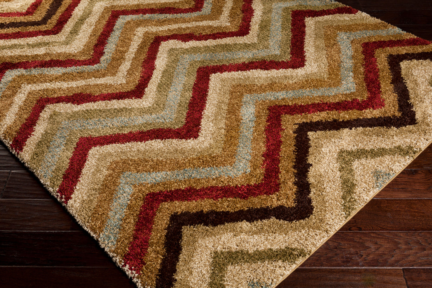 Alfombra decorativa tejida a máquina Alfredo AFR-3317 de 2' x 3'