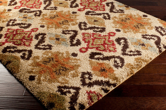 Alfombra decorativa tejida a máquina Alfredo AFR-3326 de 2' x 3'