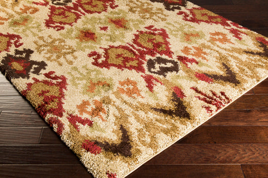 Alfombra decorativa tejida a máquina Alfredo AFR-3335 de 3' x 5'