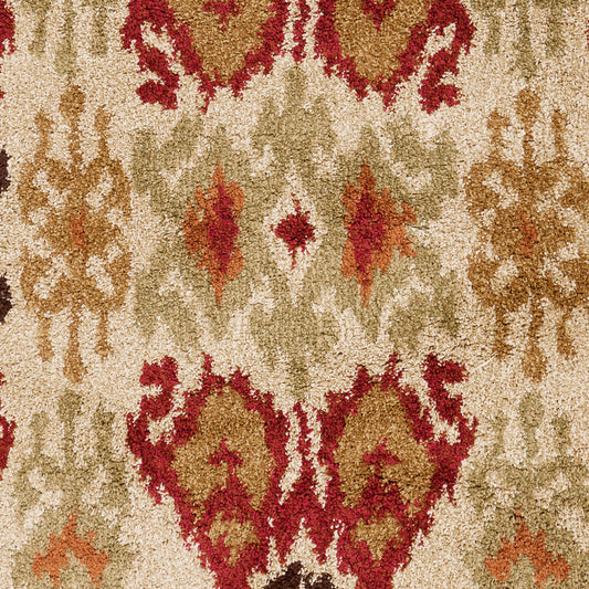 Alfombra decorativa tejida a máquina Alfredo AFR-3335 de 3' x 5'