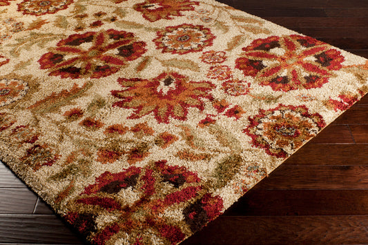 Alfombra decorativa tejida a máquina Alfredo AFR-3336 de 2' x 3'