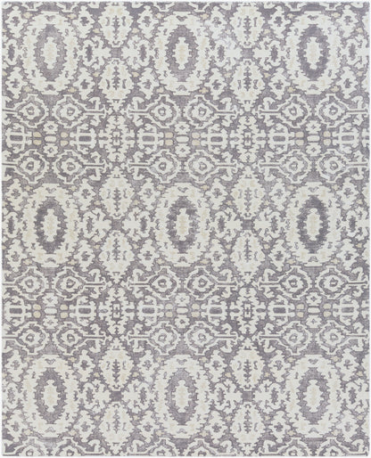 Alfombra decorativa de lana hecha a mano Antigua AGA-1012 de 2' x 3'