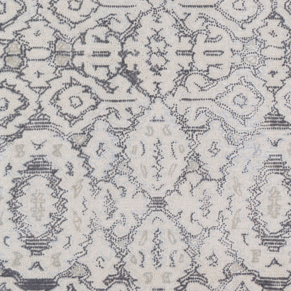 Alfombra decorativa de lana hecha a mano Antigua AGA-1012 de 2' x 3'