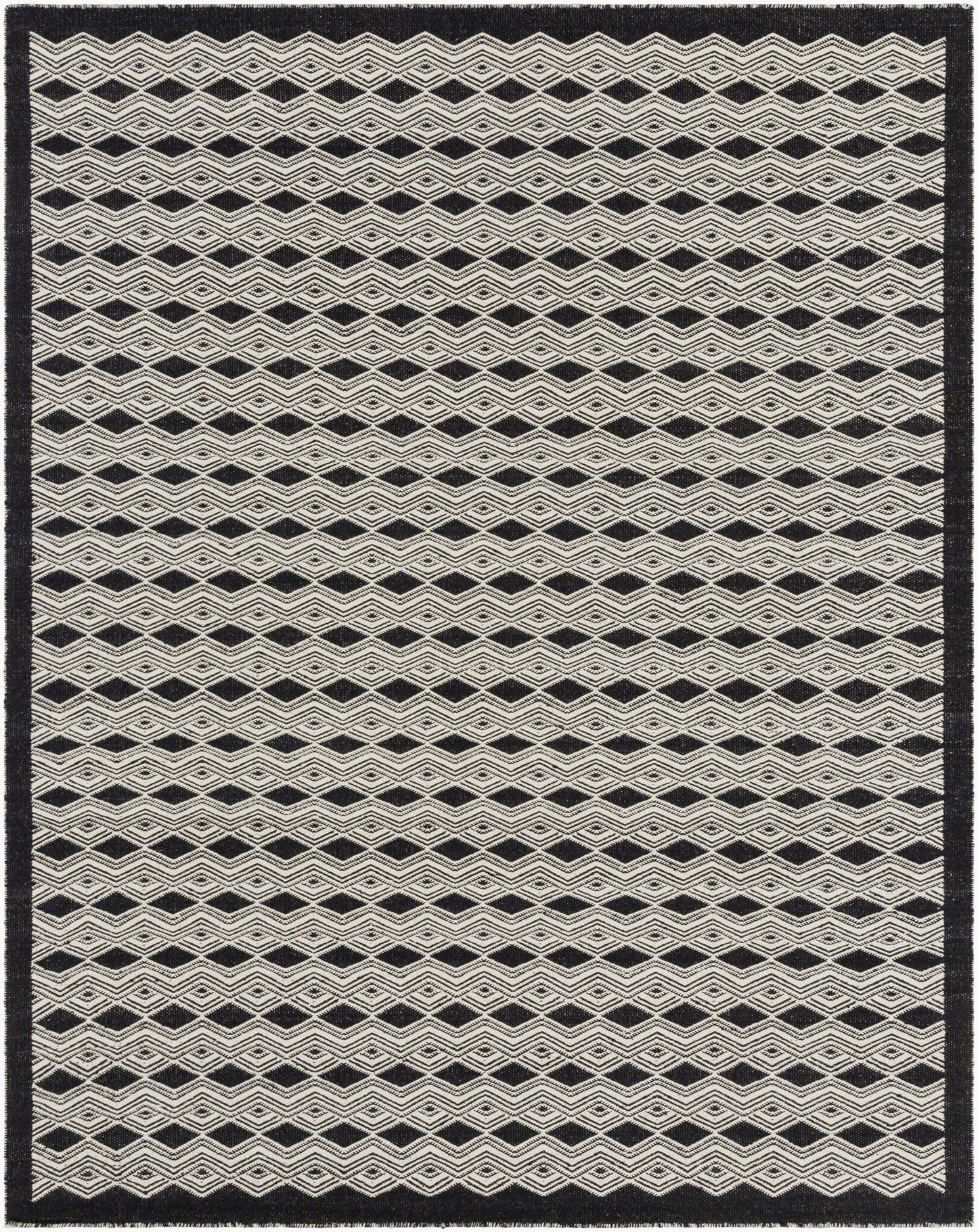 Alfombra de lana hecha a mano Agostina AGO-1001 de 8' x 10'