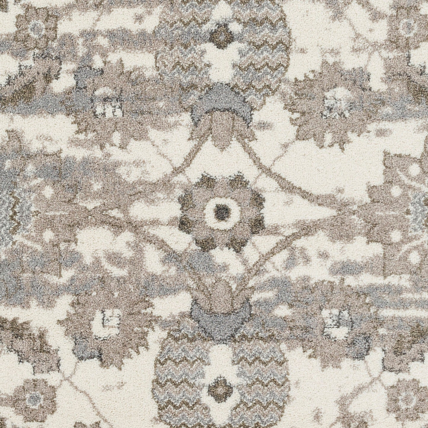 Alfombra decorativa tejida a máquina Agra AGR-2300 de 2' x 3'
