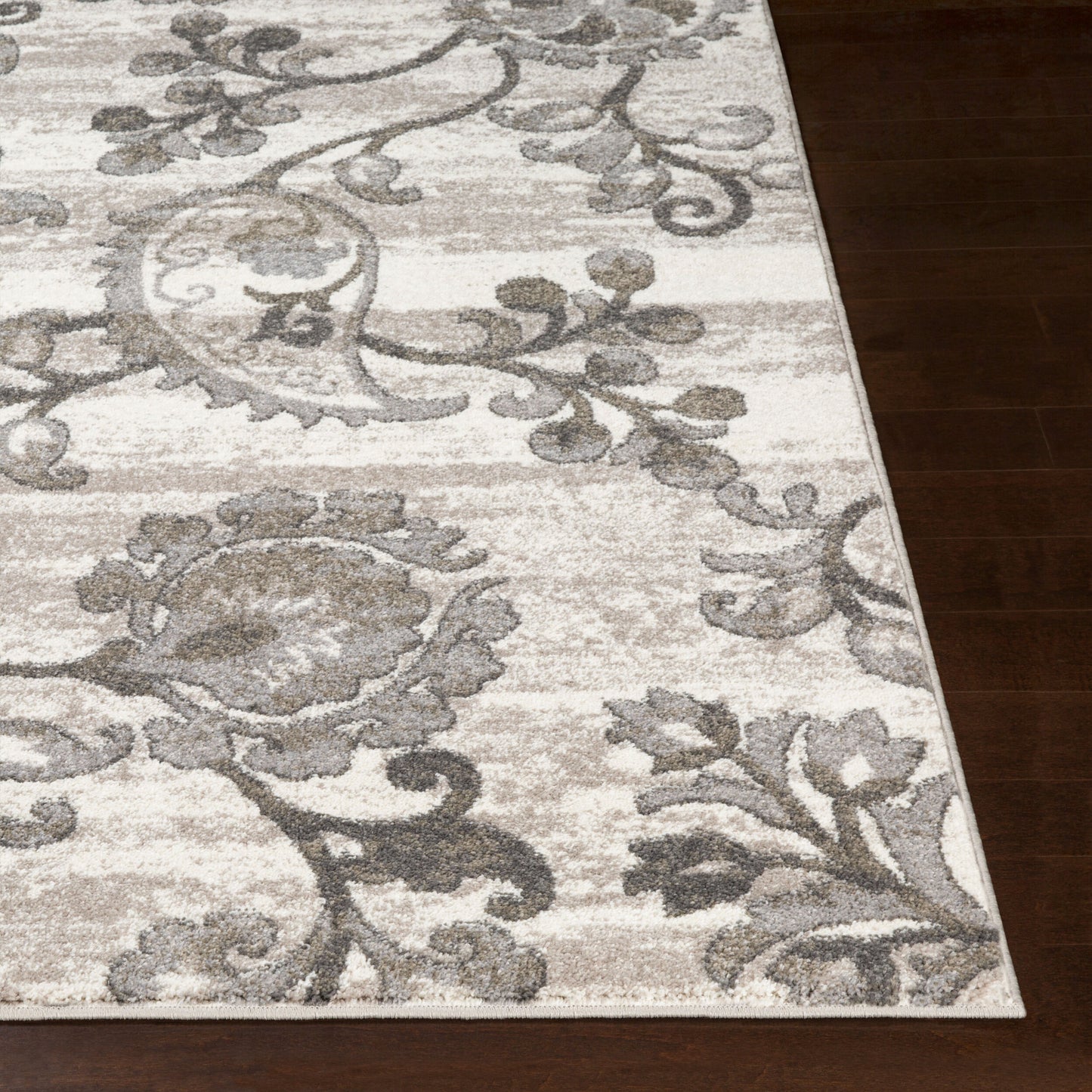Alfombra decorativa tejida a máquina Agra AGR-2301 de 2' x 3'