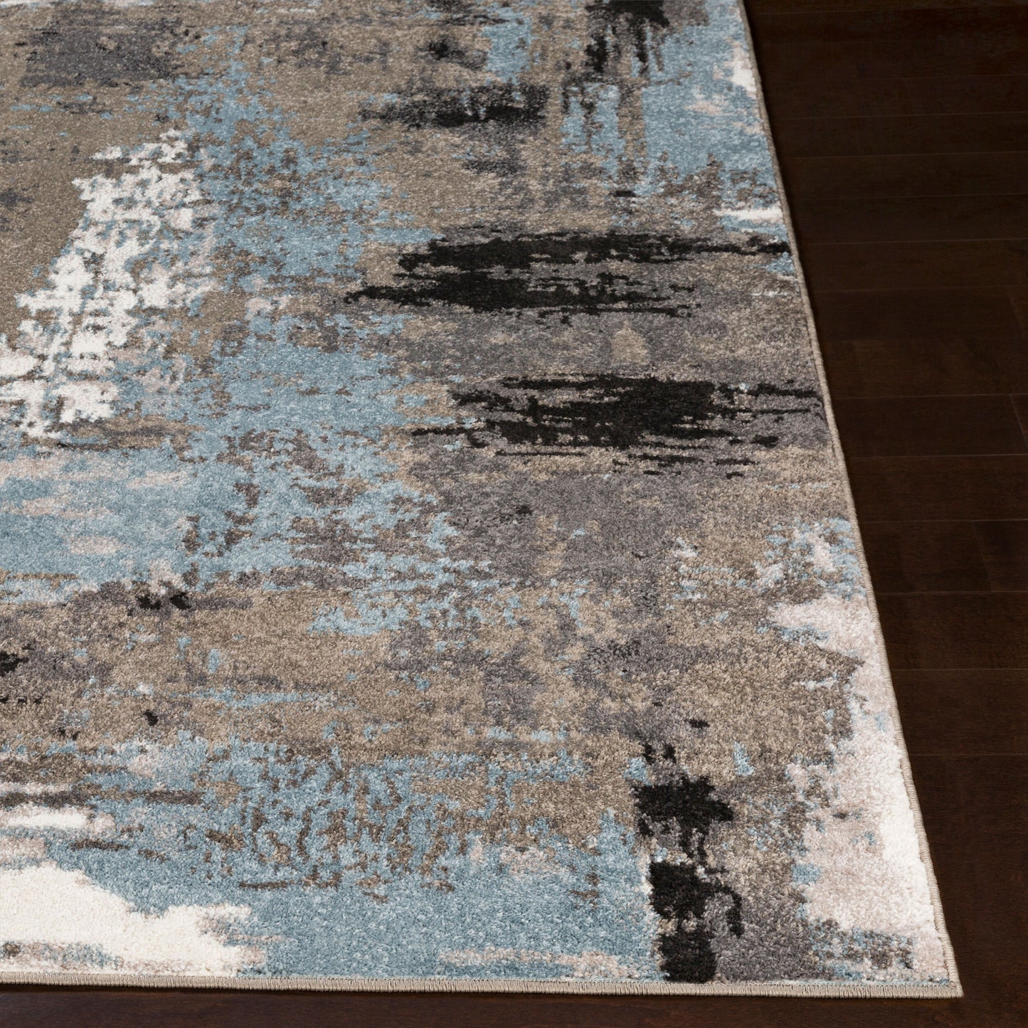 Alfombra decorativa tejida a máquina Agra AGR-2311 de 2' x 3'