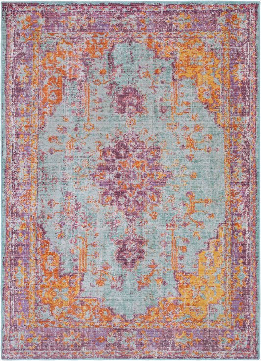 Alfombra decorativa tejida a máquina Antioch AIC-2307 de 3' x 5'
