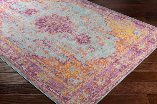 Alfombra decorativa tejida a máquina Antioch AIC-2307 de 2' x 3'