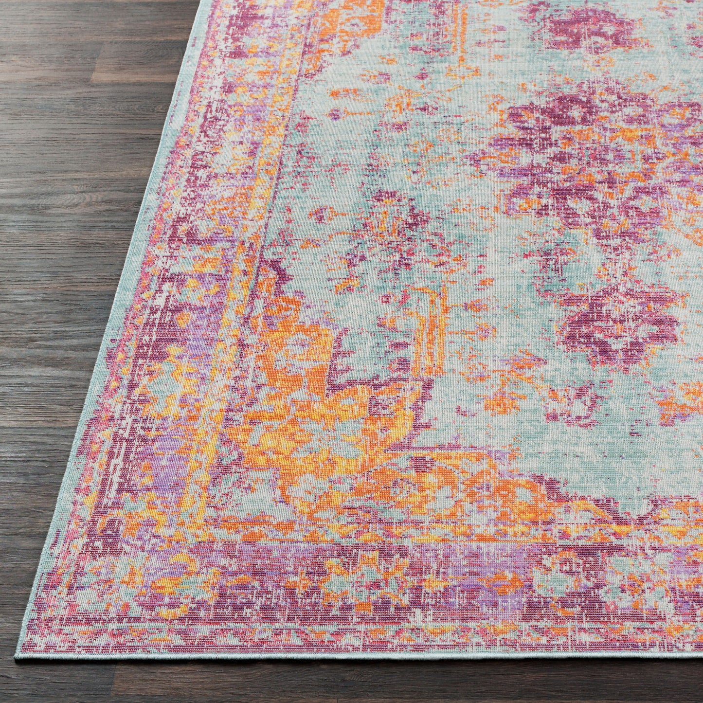 Alfombra decorativa tejida a máquina Antioch AIC-2307 de 3' x 5'