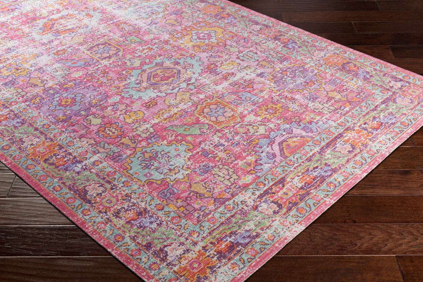 Alfombra decorativa tejida a máquina Antioch AIC-2315 de 2' x 3'