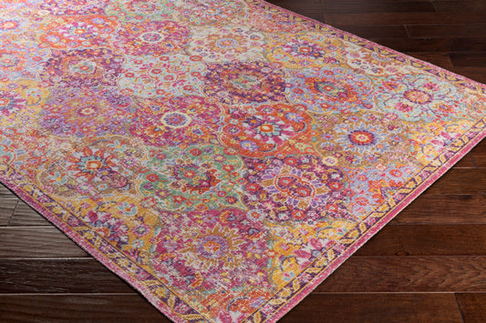 Alfombra decorativa tejida a máquina Antioch AIC-2316 de 3' x 5'