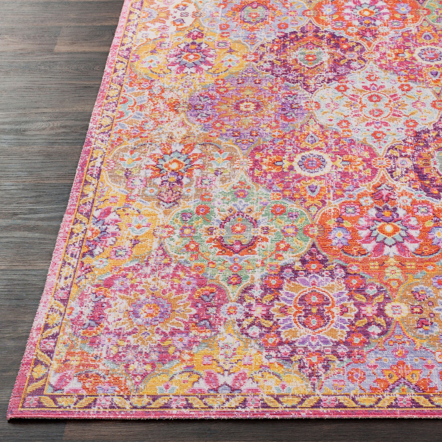 Alfombra decorativa tejida a máquina Antioch AIC-2316 de 3' x 5'