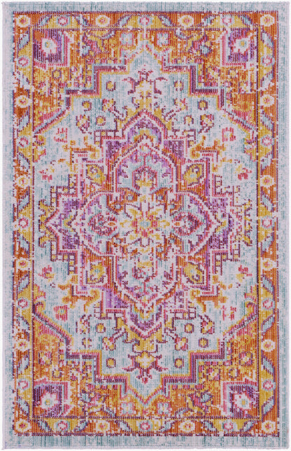 Alfombra decorativa tejida a máquina Antioch AIC-2317 de 2' x 3'