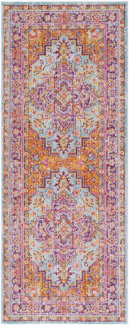 Antioch AIC-2317 3'2" x 8'2" Runner Machine Woven Runner Rug