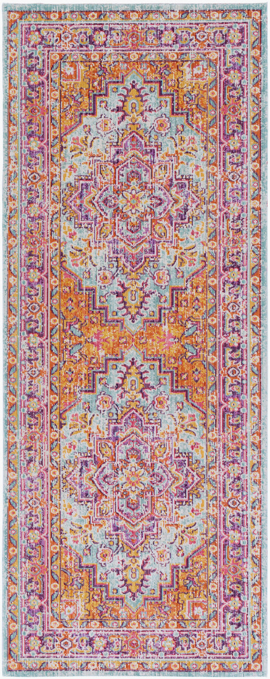 Antioch AIC-2317 3'2" x 8'2" Runner Machine Woven Runner Rug