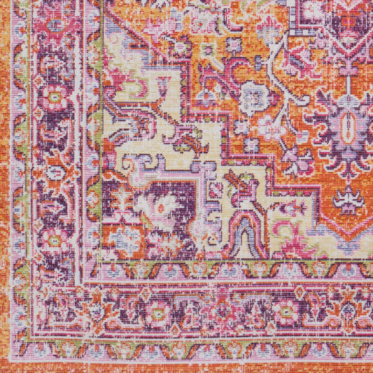 Alfombra decorativa tejida a máquina Antioch AIC-2319 de 2' x 3'