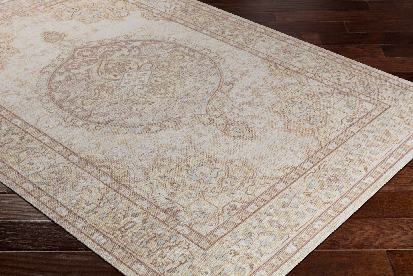 Alfombra decorativa tejida a máquina Antioch AIC-2323 de 2' x 3'