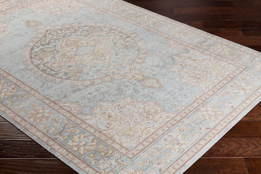 Alfombra decorativa tejida a máquina Antioch AIC-2326 de 4' x 6'