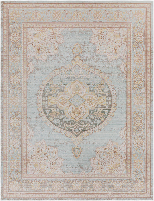 Alfombra decorativa tejida a máquina Antioch AIC-2326 de 4' x 6'