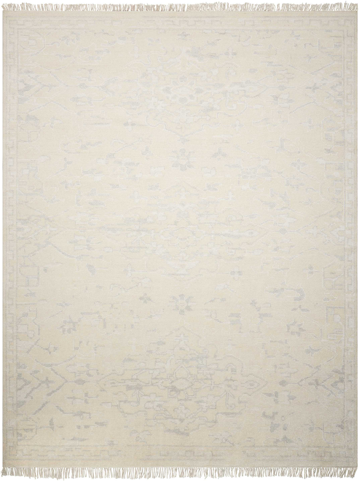 Elan ELN01 Ivory Knotted Rug