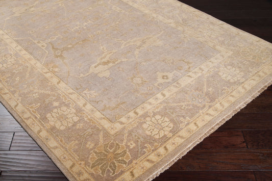 Alfombra decorativa de lana hecha a mano Ainsley AIN-1000 de 90 x 150 cm