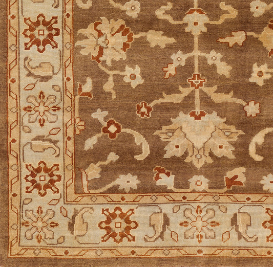 Alfombra decorativa de lana hecha a mano Ainsley AIN-1009 de 90 x 150 cm