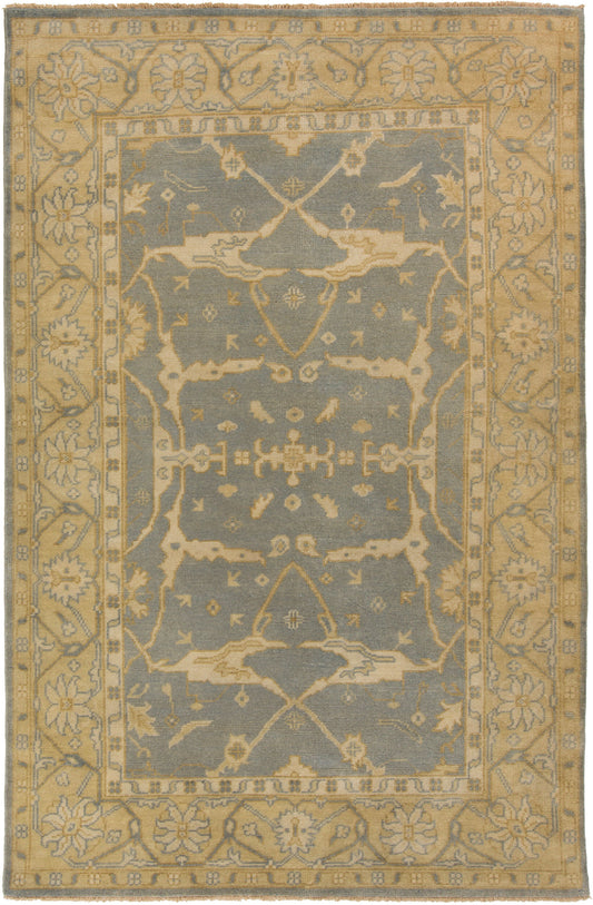 Alfombra de lana hecha a mano Ainsley AIN-1010 de 1,52 m x 2,74 m