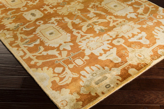 Alfombra decorativa de lana hecha a mano Ainsley AIN-1015 de 90 x 150 cm