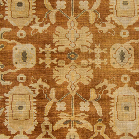 Alfombra decorativa de lana hecha a mano Ainsley AIN-1015 de 2' x 3'