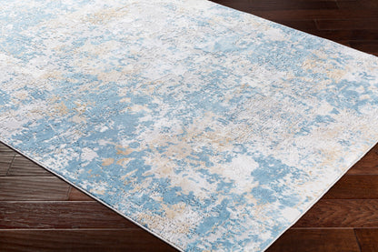 Aisha AIS-2302 5ft Round Machine Woven Area Rug