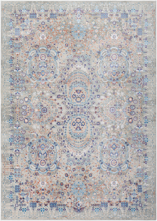 Alfombra tejida a máquina Aisha AIS-2310 de 8' x 10'