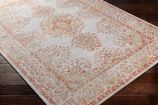 Alfombra decorativa tejida a máquina Aisha AIS-2312 de 3' x 5'