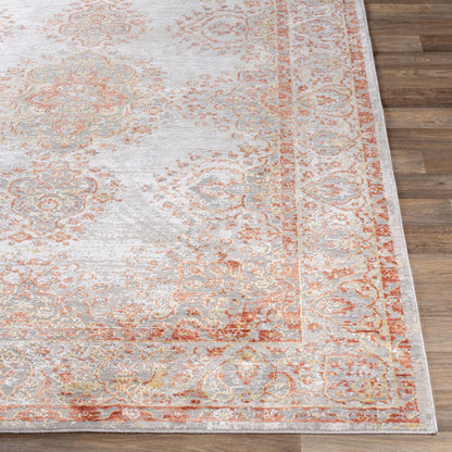 Alfombra decorativa tejida a máquina Aisha AIS-2312 de 3' x 5'