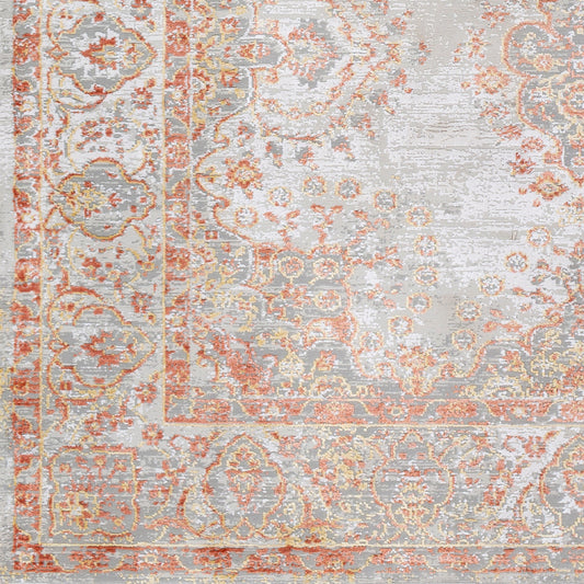 Alfombra decorativa tejida a máquina Aisha AIS-2312 de 3' x 5'