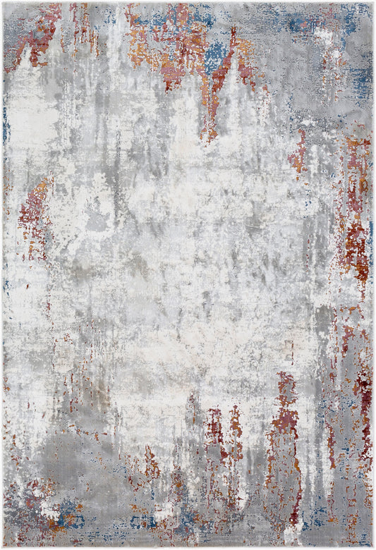 Alfombra decorativa tejida a máquina Aisha AIS-2315 de 2' x 3'