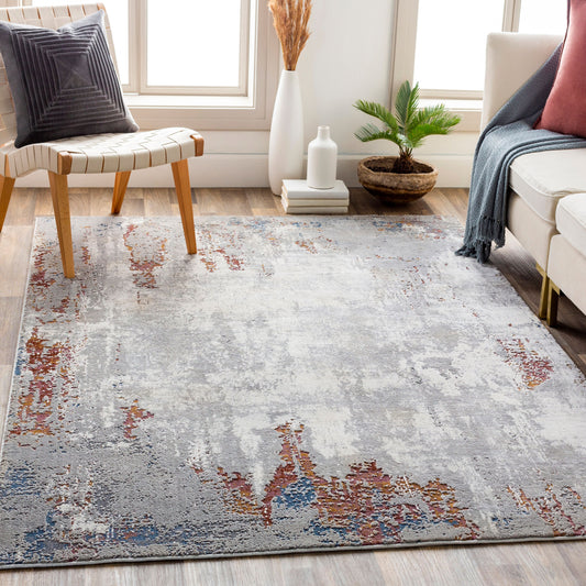 Alfombra decorativa tejida a máquina Aisha AIS-2315 de 2' x 3'