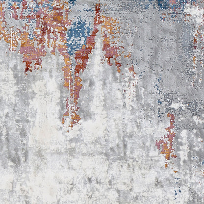 Alfombra decorativa tejida a máquina Aisha AIS-2315 de 2' x 3'