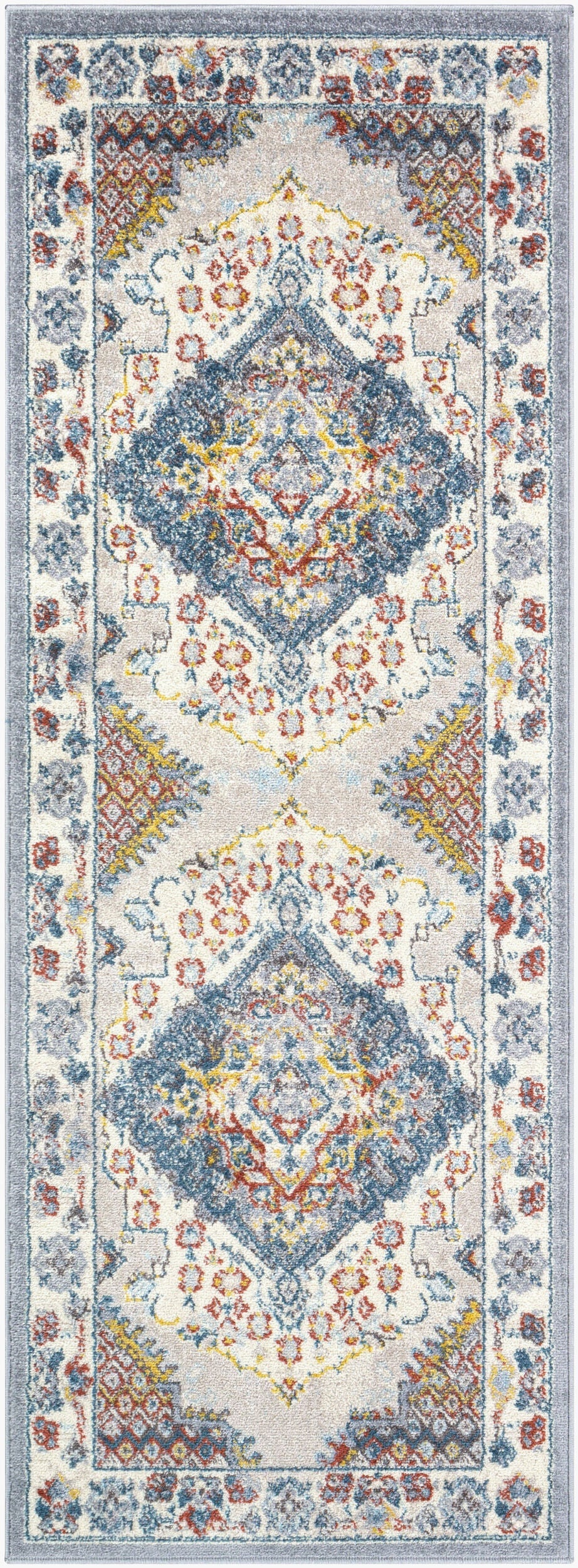 Ankara AKR-2300 7ft Runner Machine Woven Runner Rug