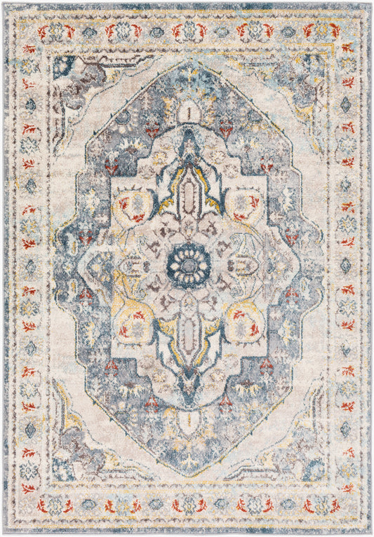 Alfombra tejida a máquina Ankara AKR-2304 de 1,83 m x 2,74 m