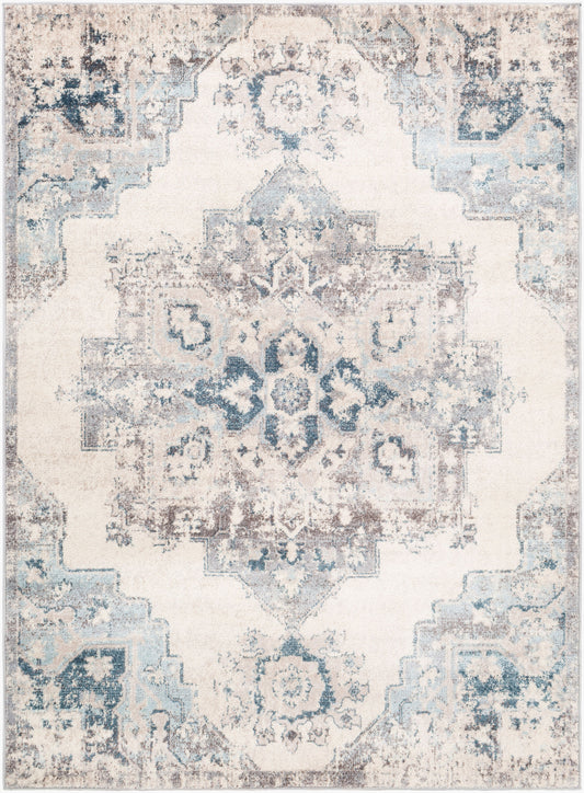 Alfombra tejida a máquina Ankara AKR-2308 de 1,83 m x 2,74 m