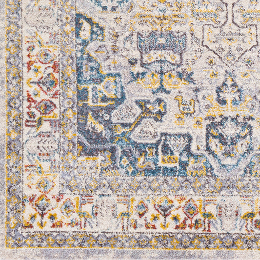 Alfombra tejida a máquina Ankara AKR-2319 de 1,83 m x 2,74 m