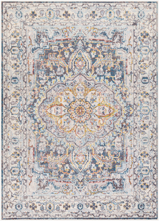 Alfombra tejida a máquina Ankara AKR-2320 de 1,83 m x 2,74 m