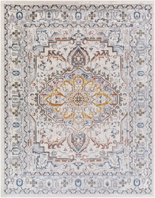 Alfombra tejida a máquina Ankara AKR-2321 de 1,52 m x 2,13 m
