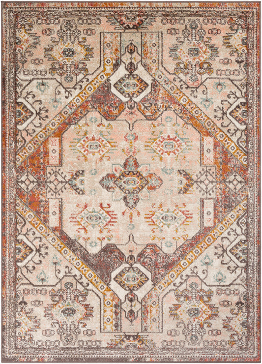 Alfombra tejida a máquina Ankara AKR-2322 de 1,83 m x 2,74 m