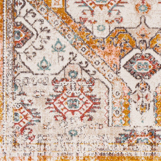 Alfombra tejida a máquina Ankara AKR-2323 de 1,83 m x 2,74 m