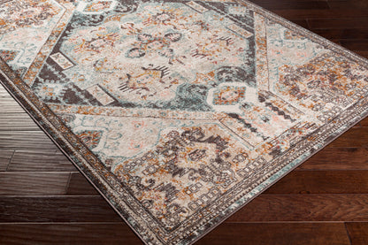 Alfombra tejida a máquina Ankara AKR-2324 de 1,83 m x 2,74 m