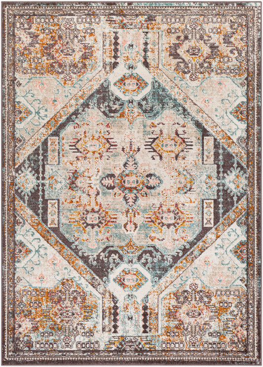 Ankara AKR-2324 6' x 9' Machine Woven Area Rug